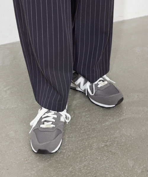 「New Balance」 ローカットスニーカー 22.5cm グレー レディース_画像5