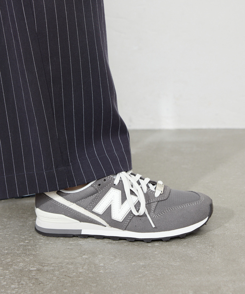 「New Balance」 ローカットスニーカー 22.5cm グレー レディース_画像6