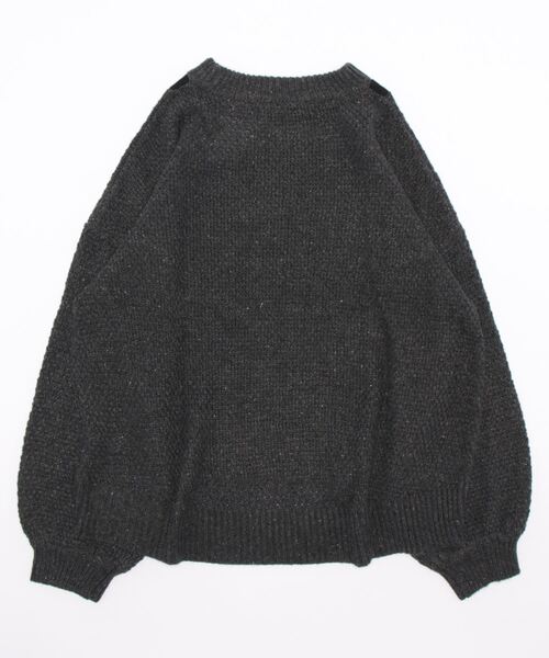 「Rydia」 長袖ニット M チャコールグレー レディース_画像2