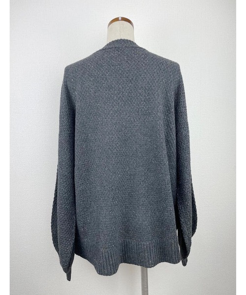 「Rydia」 長袖ニット M チャコールグレー レディース_画像4