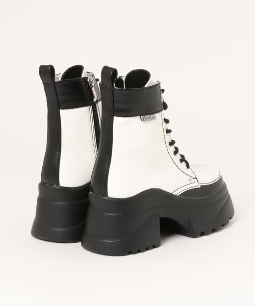 「YOSUKE」 ショートブーツ 37 ブラック レディース_画像2