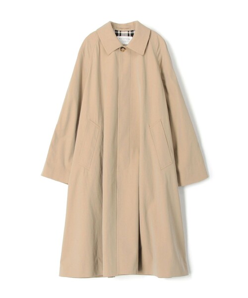 ほぼ未使用✨　マッキントッシュ　ロング　コート　ステンカラー　キャメル　34 マッキントッシュ ステンカラーコート ゴム引き ロング ブラウン