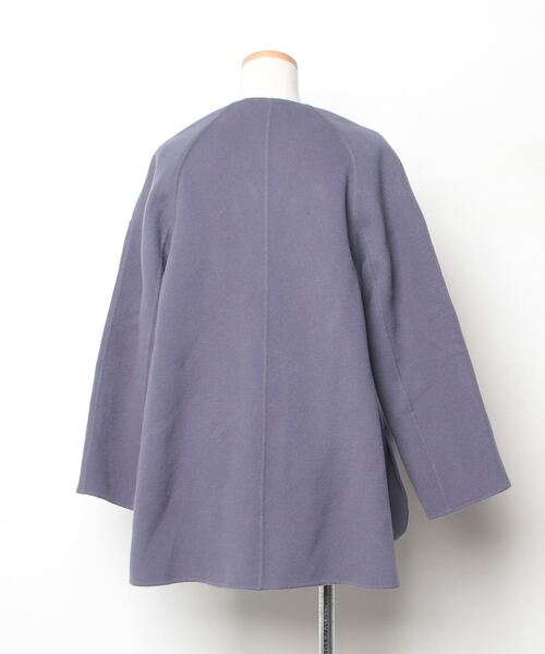 ANAYI（アナイ） ノーカラーコート 36 ライラック レディース