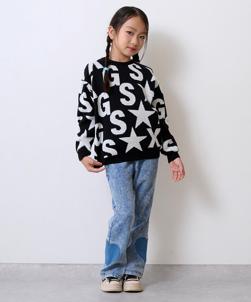 少女のセーター　新品 マシンウォッシャブル】クルーネックセーター ｜ トップス ｜ 子供服の