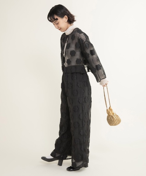 Dot&amp;Stripes CHILD WOMAN オーガンジーブラウス Dot＆Stripes CHILD WOMAN（ドット＆ストライプス チャイルドウーマン