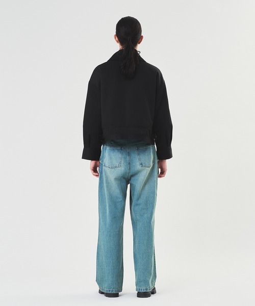 「Adoon plain」 ブルゾン MEDIUM ベージュ メンズ_画像4