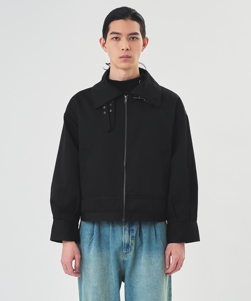 「Adoon plain」 ブルゾン MEDIUM ベージュ メンズ_画像5