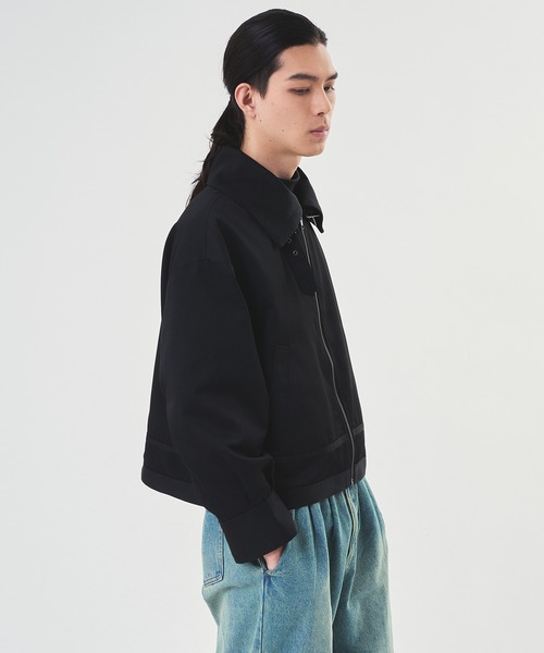 「Adoon plain」 ブルゾン MEDIUM ベージュ メンズ_画像6