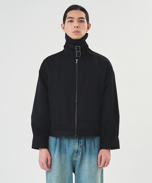 「Adoon plain」 ブルゾン MEDIUM ベージュ メンズ_画像9