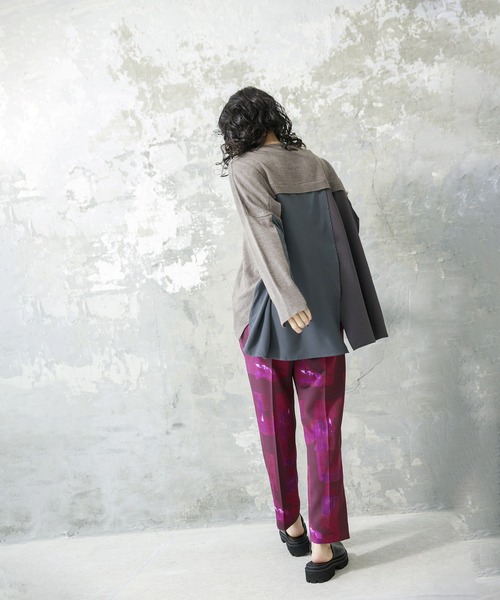 「OSMOSIS」 長袖ニット ONE SIZE ベージュ レディース_画像5