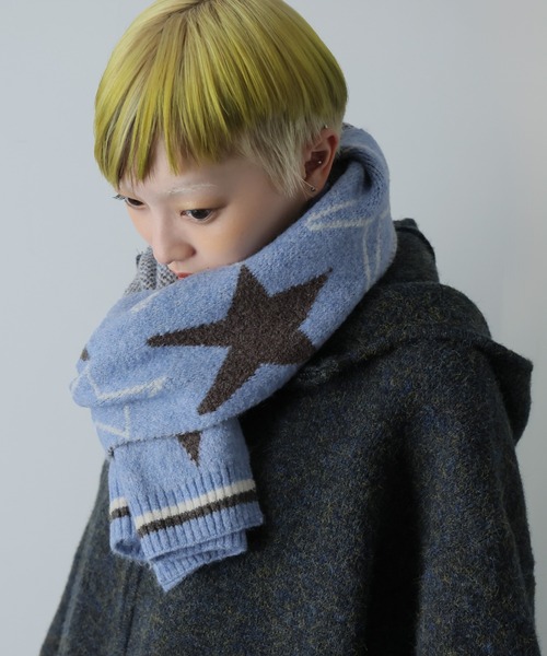 ULYSSES マフラー ストール 星柄ニットマフラー レディース : ZOZOTOWN