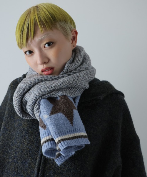 ULYSSES マフラー ストール 星柄ニットマフラー レディース : ZOZOTOWN