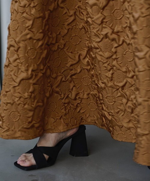 「Ezick」 フレアスカート FREE ベージュ系その他 レディース_画像5