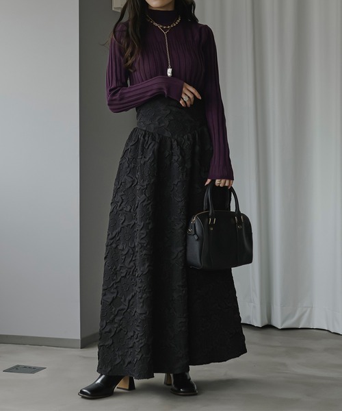 「Ezick」 フレアスカート FREE ベージュ系その他 レディース_画像7