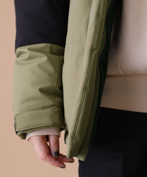 「FREAK'S STORE」 ダウンジャケット SMALL カーキ レディース_画像8