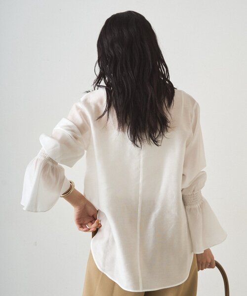 Loungedress（ラウンジドレス） ブラウス シャツ シアーハイネック