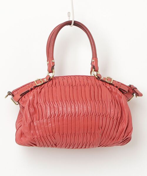 ✨【☆COACH】レザーハンドバッグ COACH（コーチ） ハンドバッグ - レッド レディース : ZOZOTOWN Yahoo