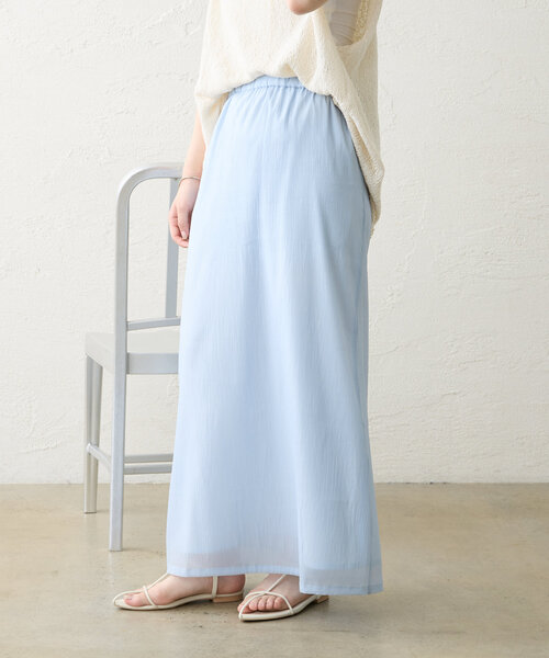 「mystic」 ロングスカート FREE ブルー レディース_画像4