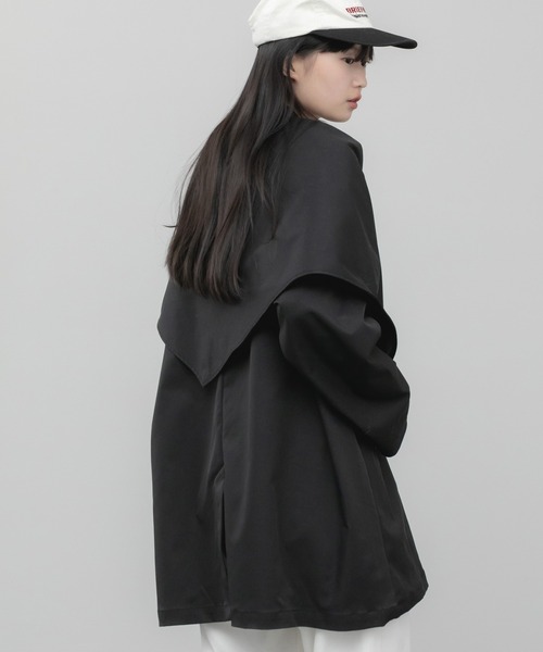 HEILIS（ヘイリス） ステンカラーコート コート スカーフ付きステン