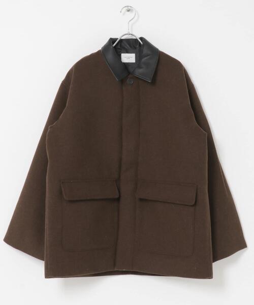 comfyoutdoorgarmentsカバーオール レザーライク カバーオール | maison TOMORROWLAND/メゾン