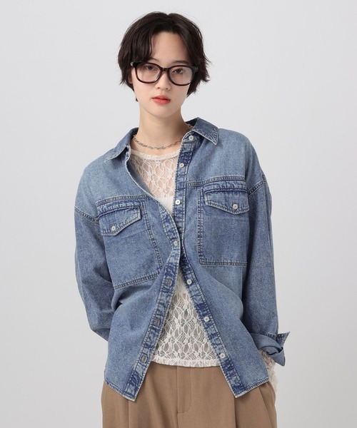 BAYFLOW（ベイフロー） ブラウス シャツ 「アウター感覚で羽織れる