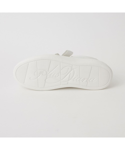 「+diana」 ローカットスニーカー 23.5cm グレー レディース_画像5