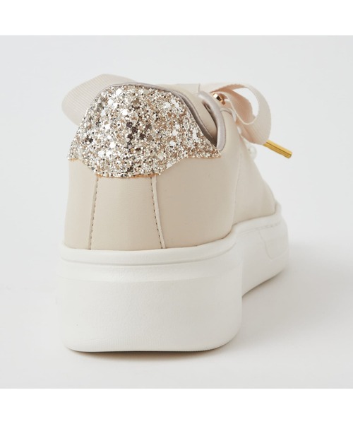 「+diana」 ローカットスニーカー 23.5cm グレー レディース_画像7