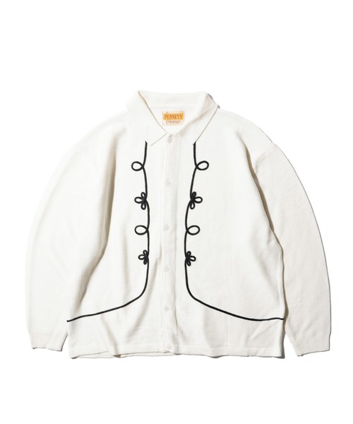 PENNEYS（ペニーズ） カーディガン PENNEY'S ぺニーズ / ROPE EMB POLO