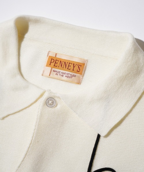 PENNEYS（ペニーズ） カーディガン PENNEY'S ぺニーズ / ROPE EMB POLO