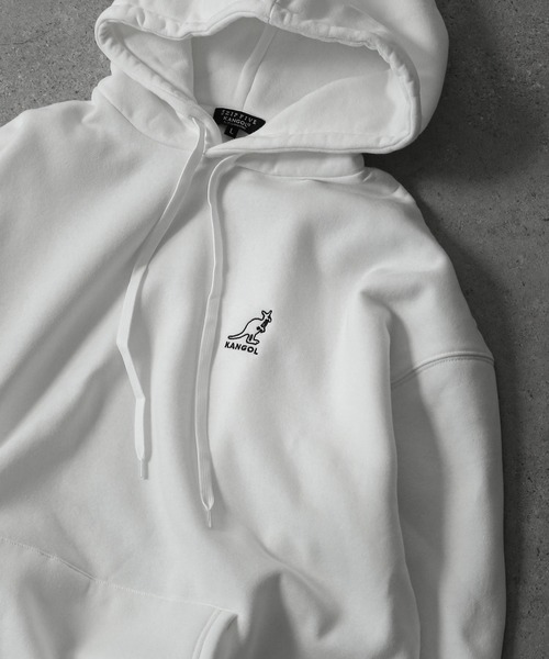 「KANGOL」 プルオーバーパーカー X-LARGE ブラック メンズ_画像2