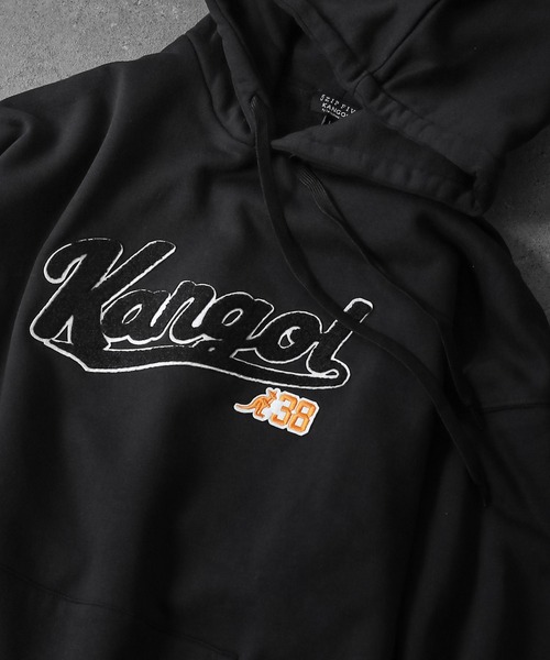 「KANGOL」 プルオーバーパーカー X-LARGE ブラック メンズ_画像4