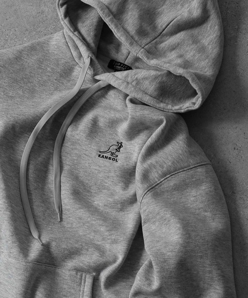 「KANGOL」 プルオーバーパーカー X-LARGE ブラック メンズ_画像5