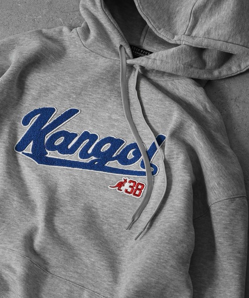 「KANGOL」 プルオーバーパーカー X-LARGE ブラック メンズ_画像7