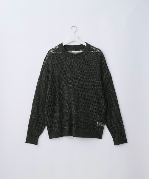SERACE セーター ニット 「SERACE」Loose glitter mesh sheer knit