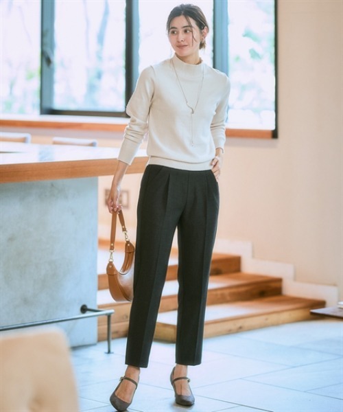 「7days Life Styling」 長袖ニット LL ラベンダー レディース_画像2