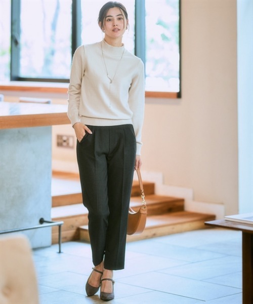 「7days Life Styling」 長袖ニット LL ラベンダー レディース_画像4