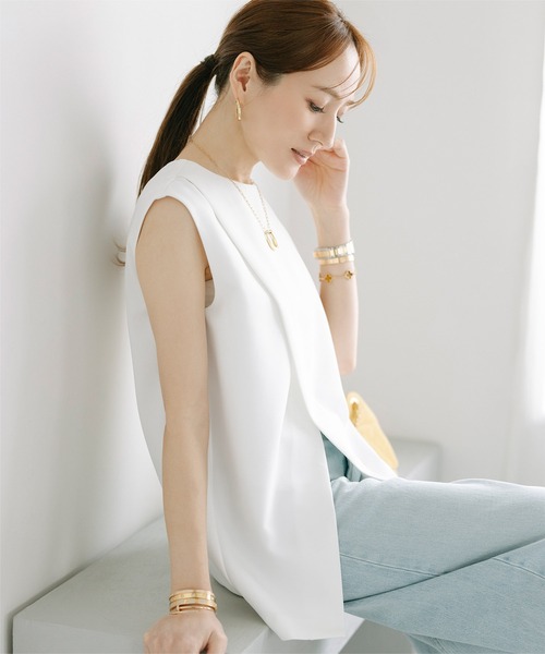 RUBYANDYOU  ブラウス SONO NAVY】フェミニニティティアードブラウス【20260313】 | Spendard.com