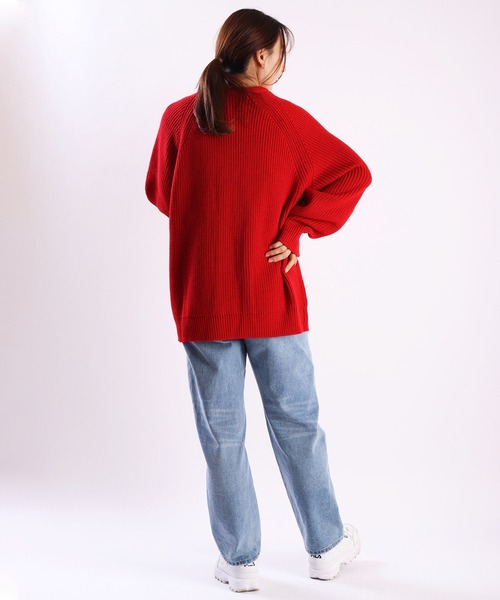 「WESTSEA」 「cathy’s closet」長袖ニット L グリーン メンズ_画像7