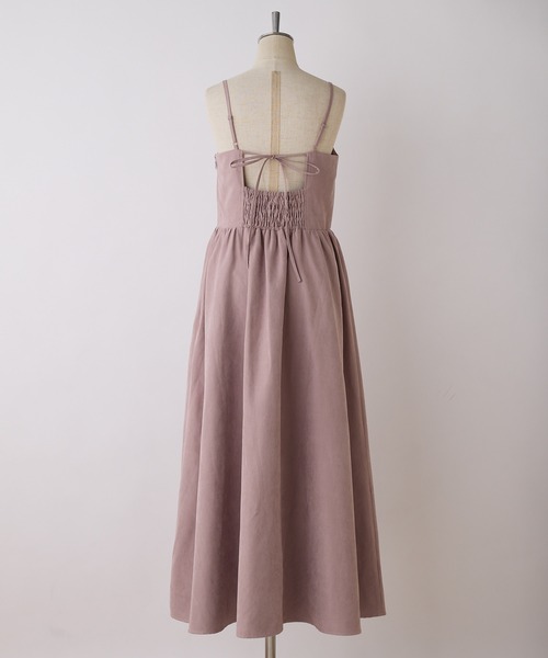 「one after another NICE CLAUP」 キャミソールワンピース FREE ブラック レディース_画像3