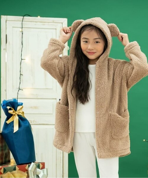 petit main and D. パーカー ふわもこフリースパーカー キッズ 子供服