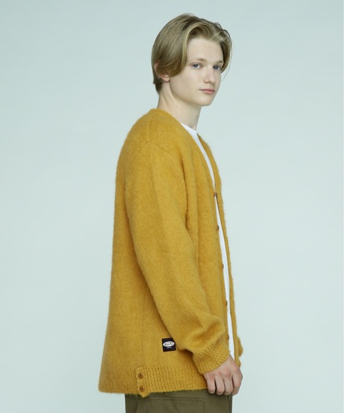 「MANASTASH」 ニットカーディガン L ブラック メンズ_画像5