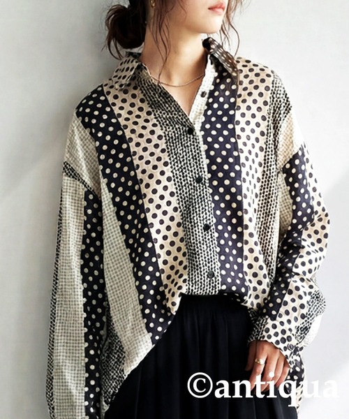 今期カージュ 未使用 ドットブラウス Khaju - カージュ 透け感ドットブラウスの通販 by chia's shop