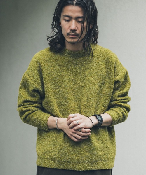 「URBAN RESEARCH Sonny Label」 長袖ニット MEDIUM グレー メンズ_画像9