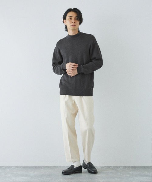 「417 EDIFICE」 長袖ニット SMALL ブラウン メンズ_画像2