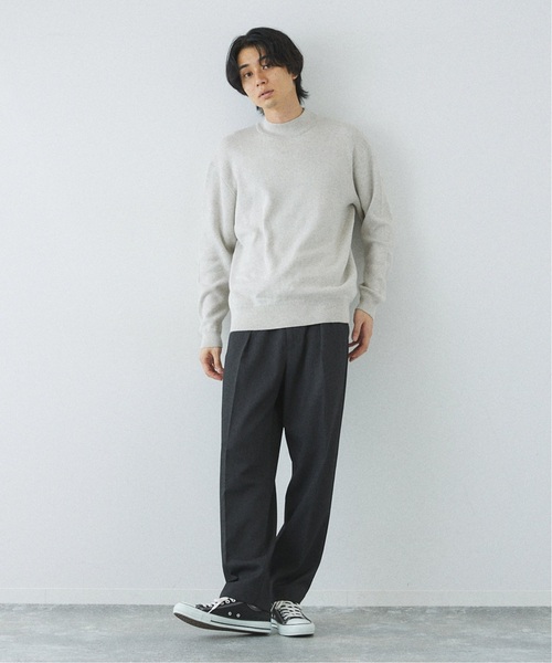 「417 EDIFICE」 長袖ニット SMALL ブラウン メンズ_画像3