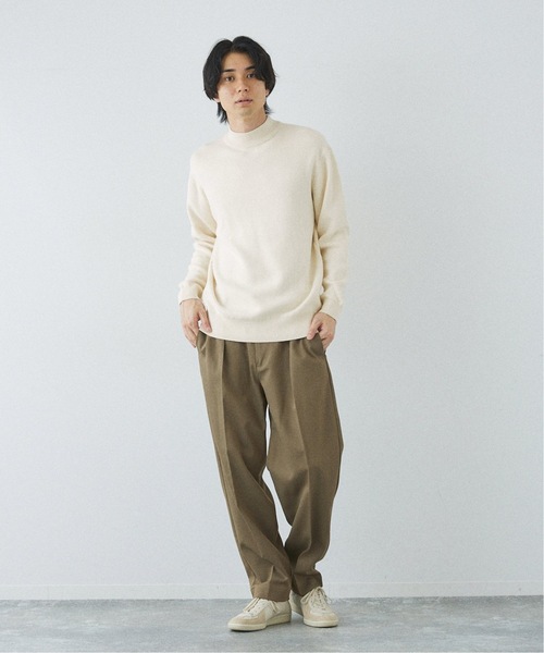 「417 EDIFICE」 長袖ニット SMALL ブラウン メンズ_画像4