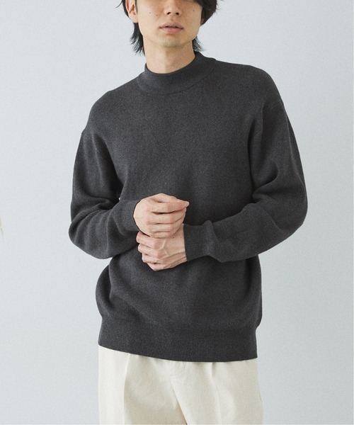 「417 EDIFICE」 長袖ニット SMALL ブラウン メンズ_画像9