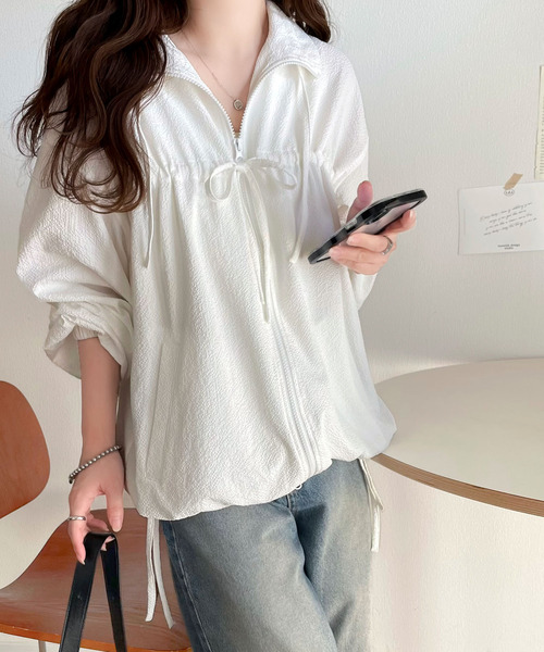 「classicalelf」 ブルゾン LARGE オフホワイト レディース_画像2