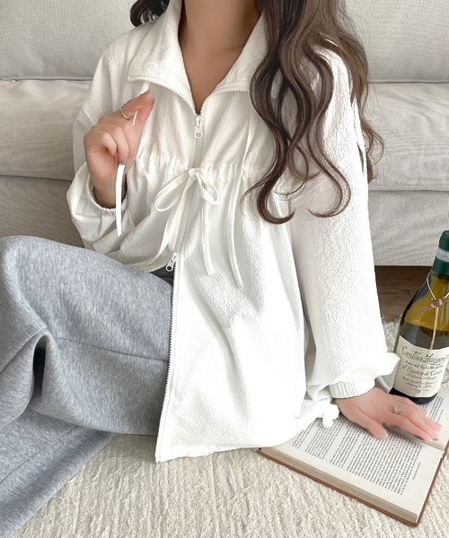 「classicalelf」 ブルゾン LARGE オフホワイト レディース_画像4