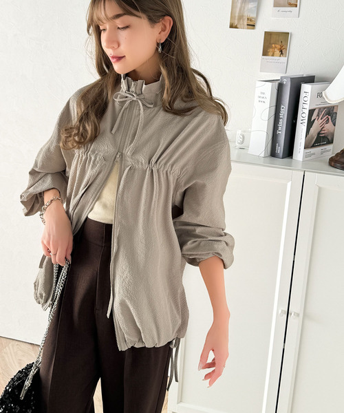 「classicalelf」 ブルゾン LARGE オフホワイト レディース_画像8